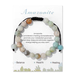 💜 Bracelet Couple Tendance – Perles 8mm Lapis Lazuli & Améthyste