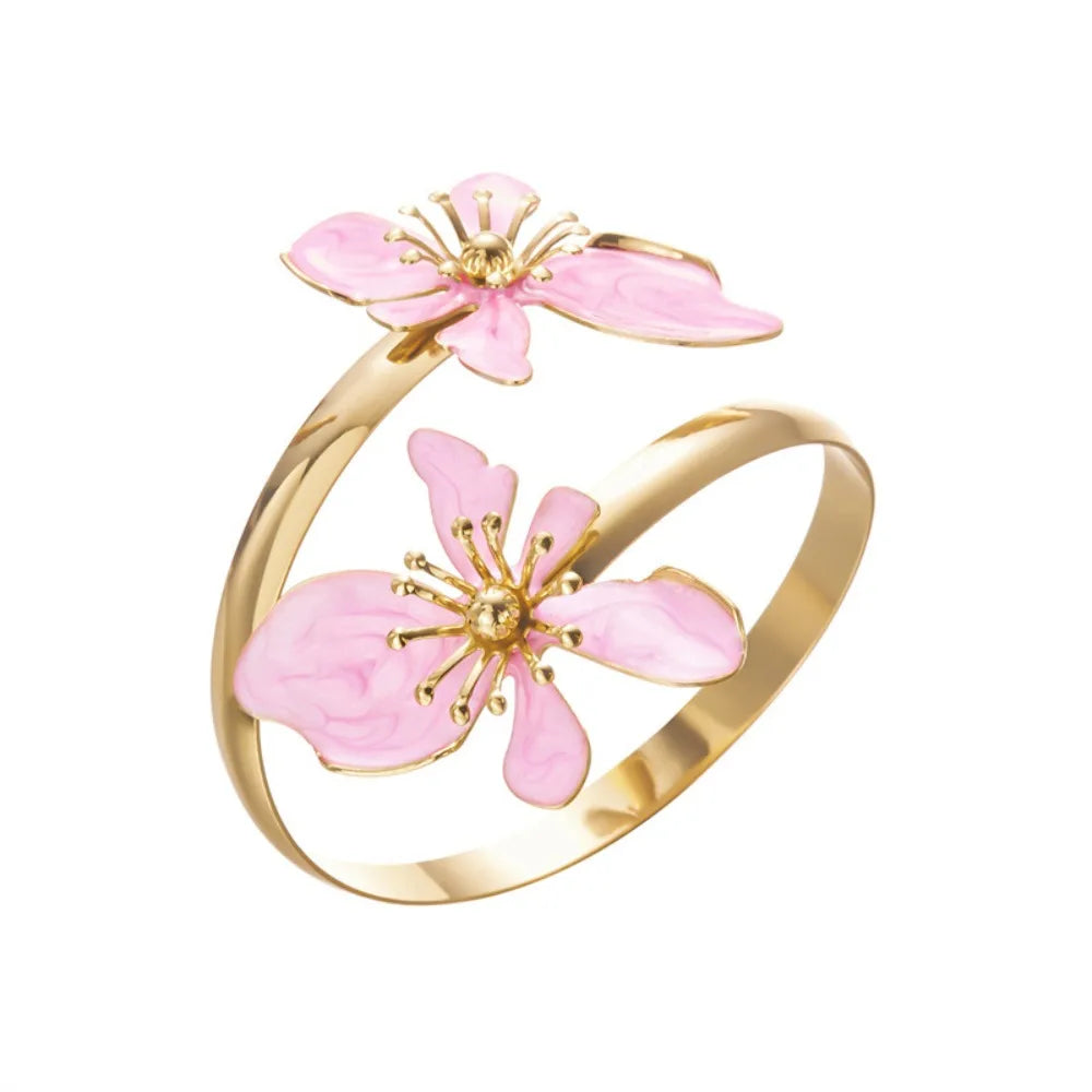 Bracelet à grande fleur au design audacieux 🌸