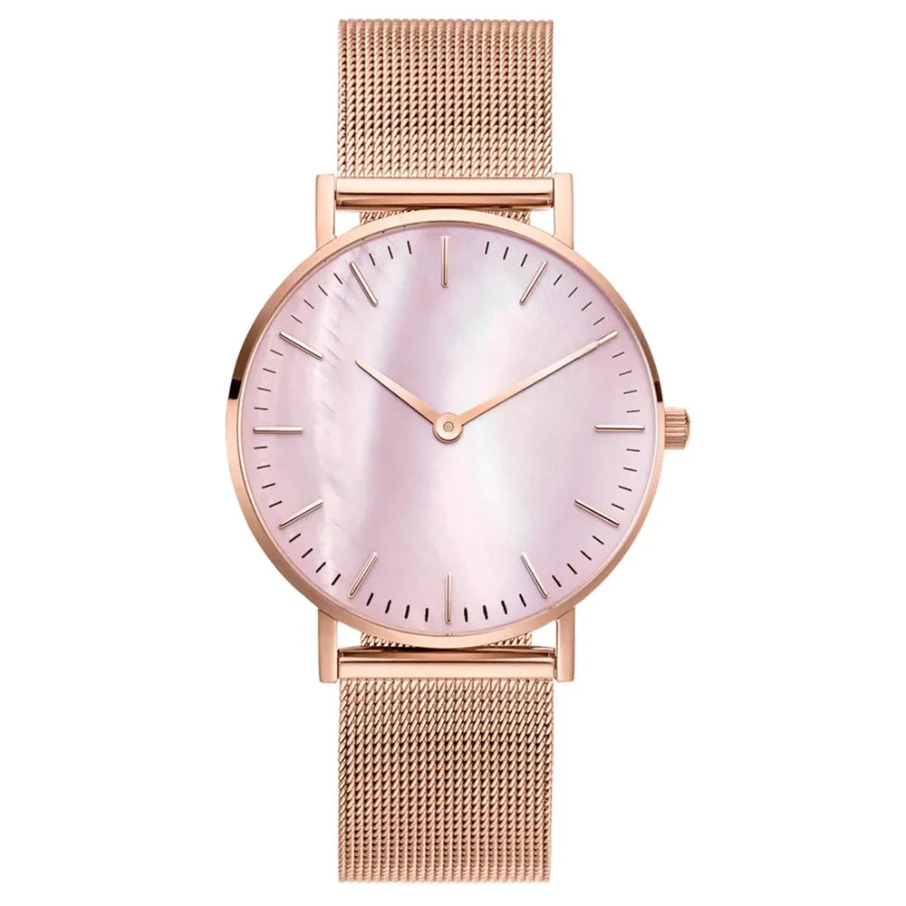 Montre tendance femme  mode luxe alliage