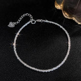 🌸 Bracelet Femme Chic Strass – Acier Inoxydable & Zircon Éclatant
