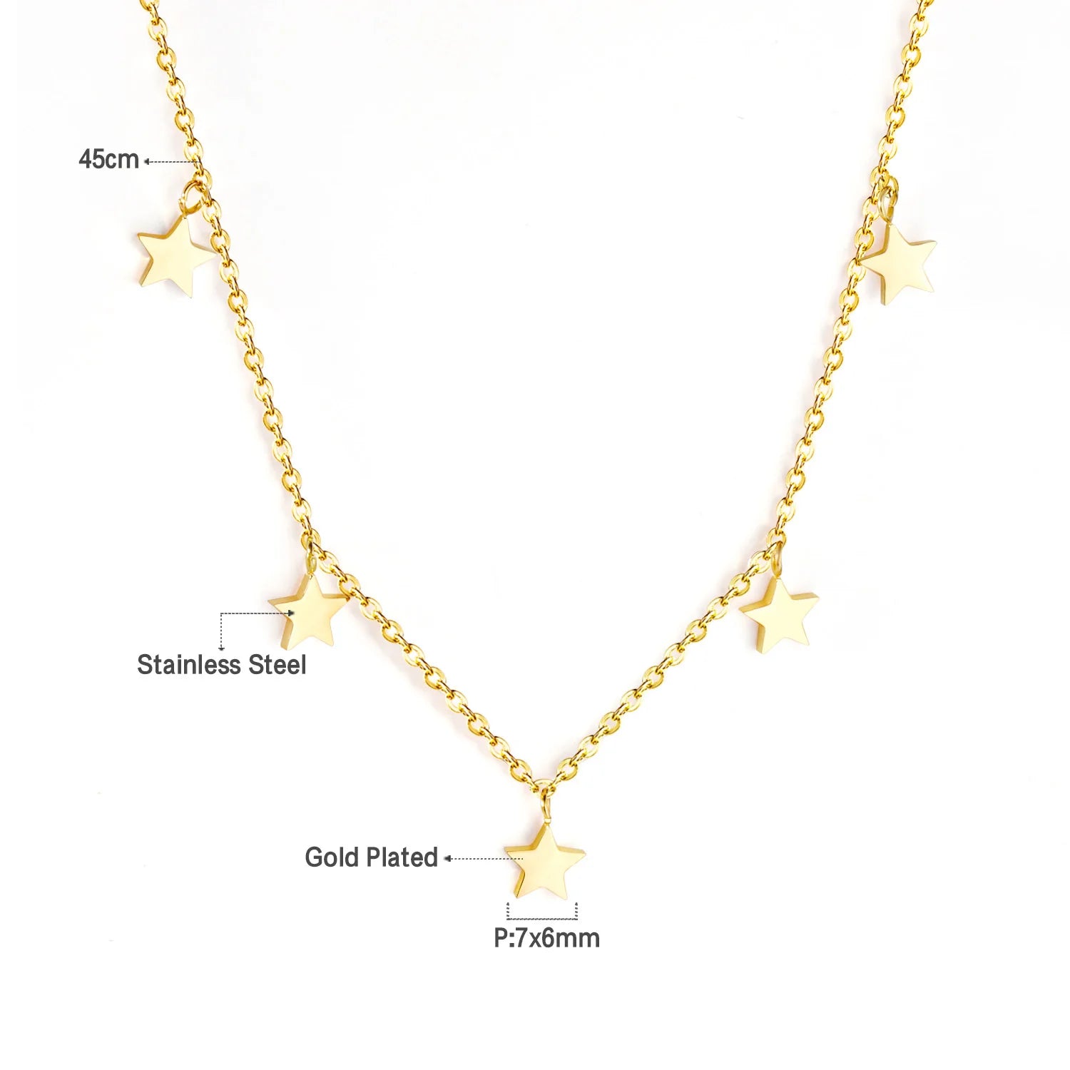 Collier Femme Chic Luxe – Acier Inoxydable & Breloque CZ Ronde