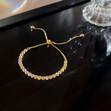 🌸 Bracelet Femme Chic Strass – Acier Inoxydable & Zircon Éclatant
