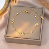 💎 Collier Femme Haut de Gamme – Acier Titane | Style Français Minimaliste & Diamant Blanc ✨