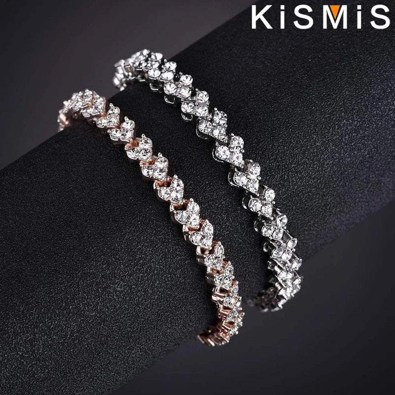 Bracelet jonc en cristal de luxe pour femme ✨