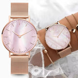 Montre tendance femme  mode luxe alliage