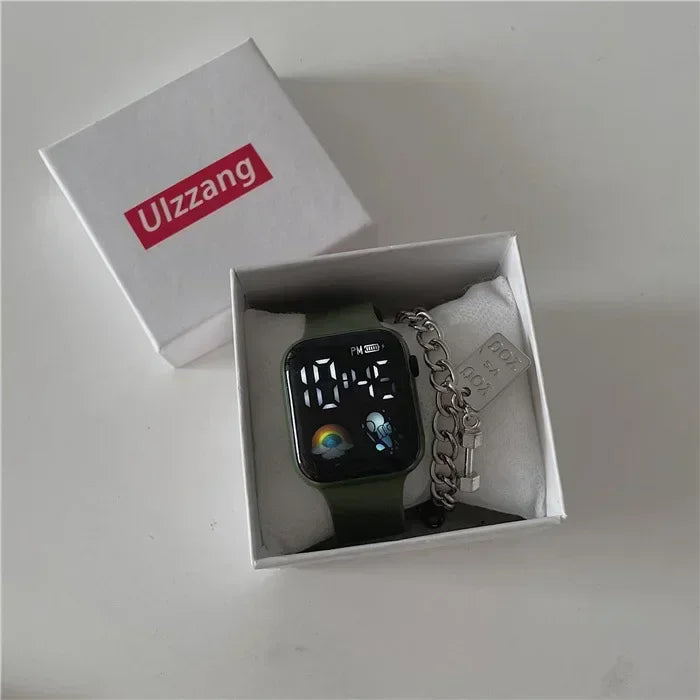 Montre numérique  femme tendance