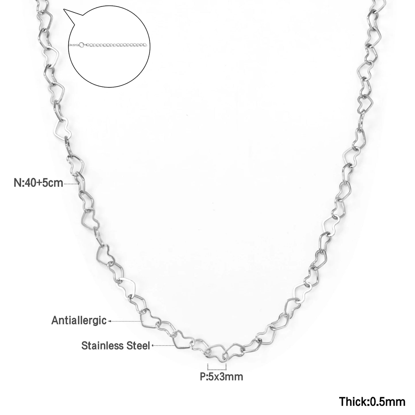Collier Femme Chic Luxe – Acier Inoxydable & Breloque CZ Ronde