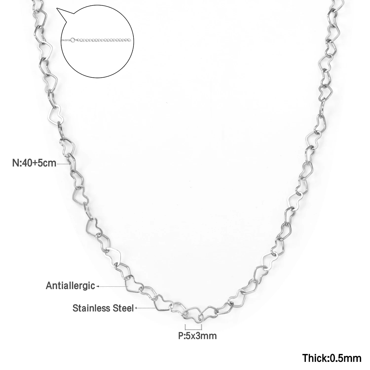Collier Femme Chic Luxe – Acier Inoxydable & Breloque CZ Ronde