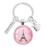 ✨ Porte-Clés “Merci Maîtresse” – Pendentif en Verre & Règle 📏💖