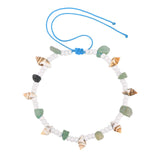 Bracelet de Cheville Bohème Conque & Perles