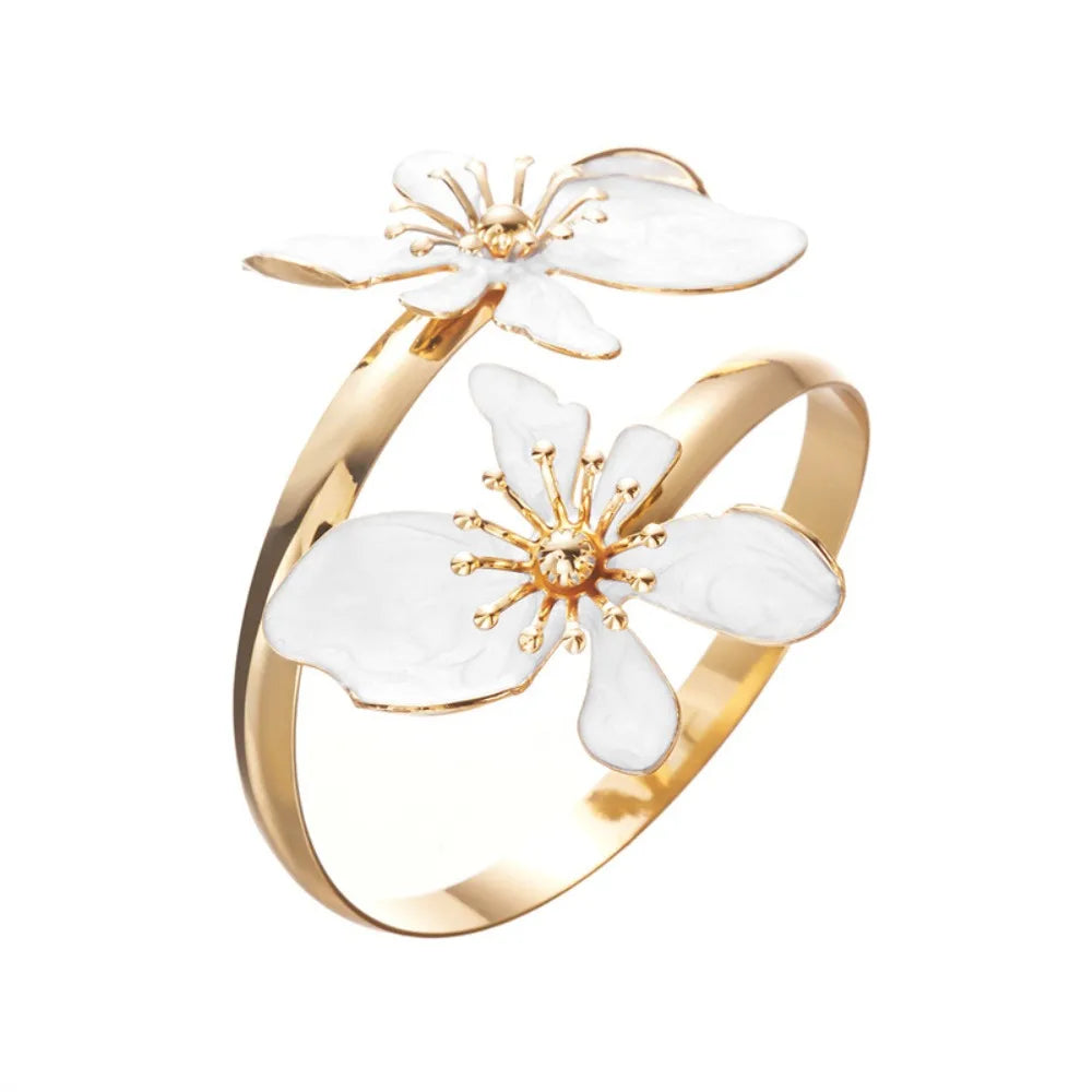 Bracelet à grande fleur au design audacieux 🌸
