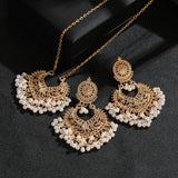 ✨ Ensemble de Bijoux Indiens Rétro Plaqué Or – Style Vintage Ethnique Femme