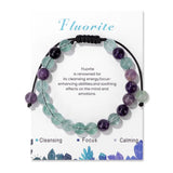 💜 Bracelet Couple Tendance – Perles 8mm Lapis Lazuli & Améthyste