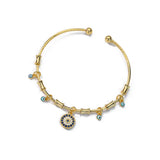 🧿 Bracelet Mauvais Œil pour Femme – Ensemble Luxe en Acier Inoxydable & Zircon ✨