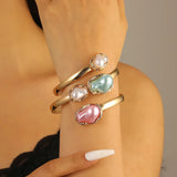 🌸 Bracelet perlé réglable élégant 💍 – mode femme & fille 🌞