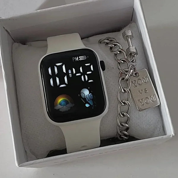 Montre numérique  femme tendance