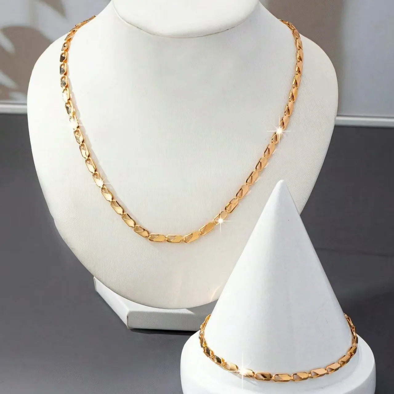 Ensemble  collier et bracelet pour femme
