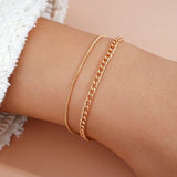 💛 Ensemble de Bracelets Dorés Femme – 6 Pièces Style Bohème Rétro