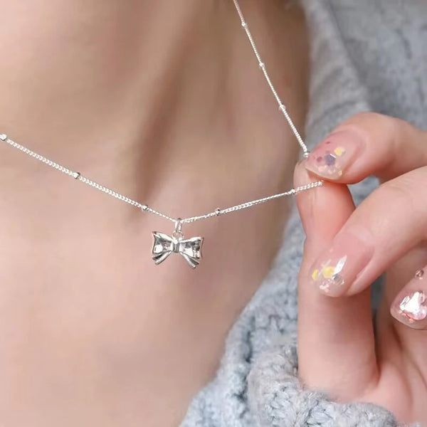✨ Collier Mode Femme – Bijou Bohème Nœud Délicat & Tendance