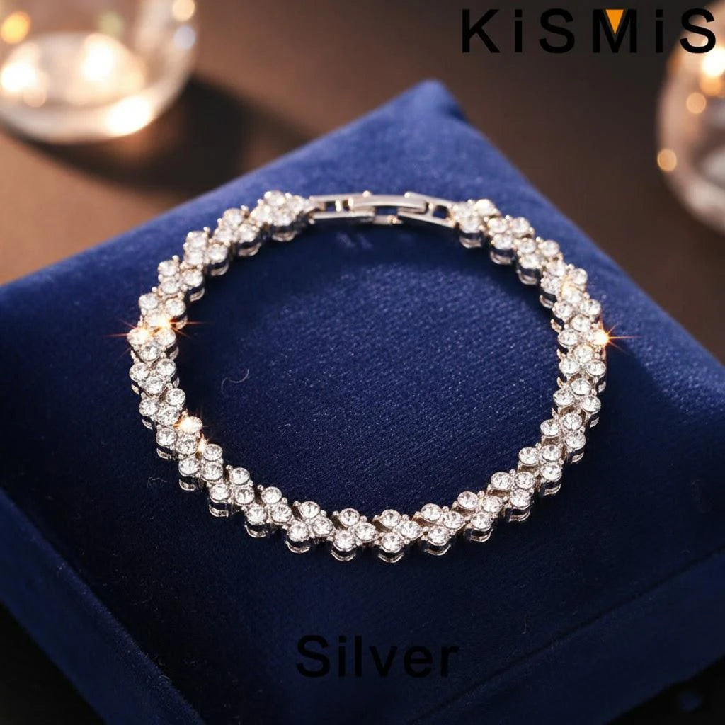 Bracelet jonc en cristal de luxe pour femme ✨