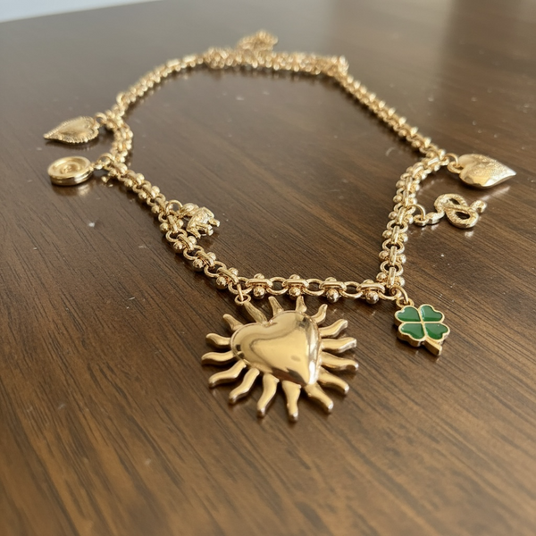 Collier en acier inoxydable à plusieurs pendentifs